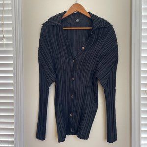 Vintage Plisse Blouse
